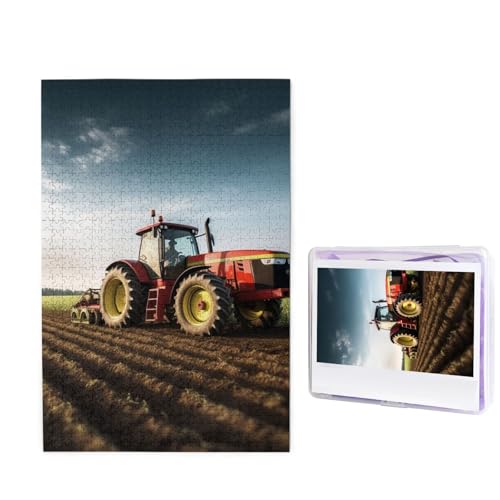 1000-teiliges Puzzle für Erwachsene, herausforderndes Holzpuzzle Traktor, Bauernhof, Fotopuzzle, individuelles personalisiertes Bilderpuzzle für Erwachsene und Kinder, Familienspielabende, 50 x 49,5 1000-teiliges Puzzle für Erwachsene, herausforderndes Holzpuzzle Traktor, Bauernhof, Fotopuzzle, individuelles personalisiertes Bilderpuzzle für Erwachsene und Kinder, Familienspielabende, 50 x 49,5 von KLOPH