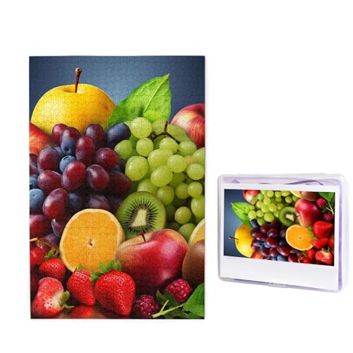1000-teiliges Puzzle für Erwachsene, herausforderndes Holzpuzzle mit Früchten, Fotopuzzle, individuelles Bild, Puzzle für Erwachsene und Kinder, Familienspielabende, 50 x 49,5 cm Puzzle 1000-teiliges Puzzle für Erwachsene, herausforderndes Holzpuzzle mit Früchten, Fotopuzzle, individuelles Bild, Puzzle für Erwachsene und Kinder, Familienspielabende, 50 x 49,5 cm Puzzle von KLOPH