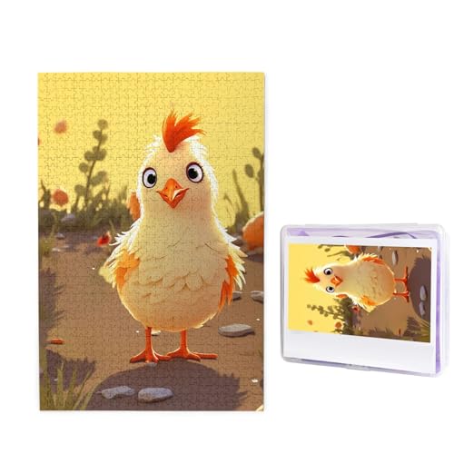 1000-teiliges Puzzle für Erwachsene, herausforderndes Holzpuzzle mit Huhn, Küken, Fotopuzzle, individuelles Bilderpuzzle für Erwachsene und Kinder, Familienspielabende, 50 x 49,5 cm Puzzle 1000-teiliges Puzzle für Erwachsene, herausforderndes Holzpuzzle mit Huhn, Küken, Fotopuzzle, individuelles Bilderpuzzle für Erwachsene und Kinder, Familienspielabende, 50 x 49,5 cm Puzzle von KLOPH
