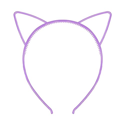KLOVA Fluoreszierendes Katzenohren-Stirnband für Damen, modisch, leuchtender Haarreif, Karneval, Party, Haarband für Damen, Cosplay von KLOVA