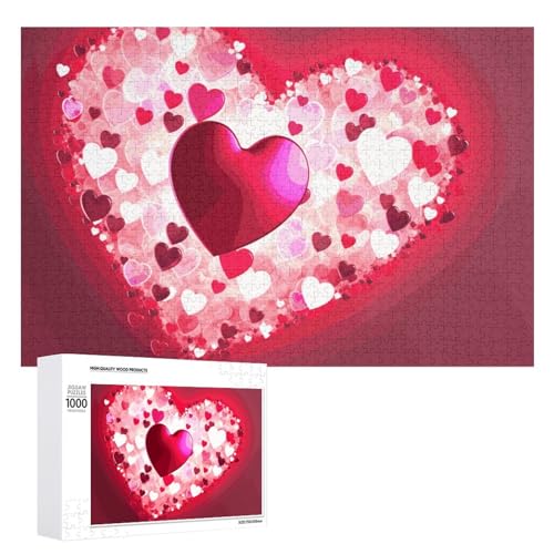 1000 PCS Puzzle Valentinstag Liebe Herz Holzpuzzle Personalisiertes Bild Puzzle Familie Dekoration Puzzles für Erwachsene Herausforderung Puzzle Familie Hochzeit Abschlussgeschenk 1000 PCS Puzzle Valentinstag Liebe Herz Holzpuzzle Personalisiertes Bild Puzzle Familie Dekoration Puzzles für Erwachsene Herausforderung Puzzle Familie Hochzeit Abschlussgeschenk von KLWQR