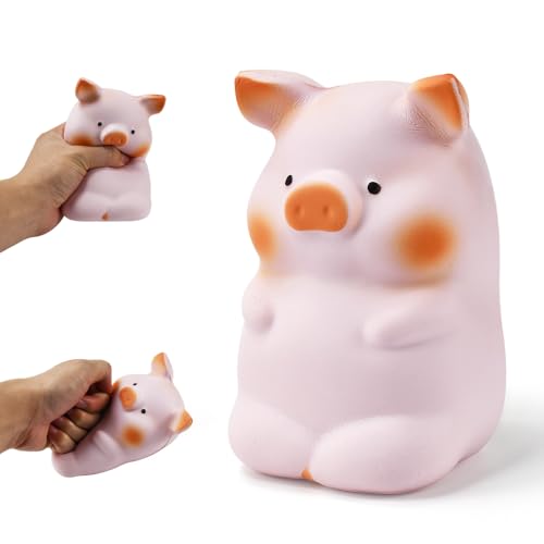 KLYKLL Anti Stress Spielzeug Schwein Stressspielzeug PU Stress Spielzeug Rosa Stressabbau Quetschspielzeug Lustiges Anti Stress Piggy Squeeze Toy Dekompressions Schwein Geschenke für Erwachsene KLYKLL Anti Stress Spielzeug Schwein Stressspielzeug PU Stress Spielzeug Rosa Stressabbau Quetschspielzeug Lustiges Anti Stress Piggy Squeeze Toy Dekompressions Schwein Geschenke für Erwachsene von KLYKLL