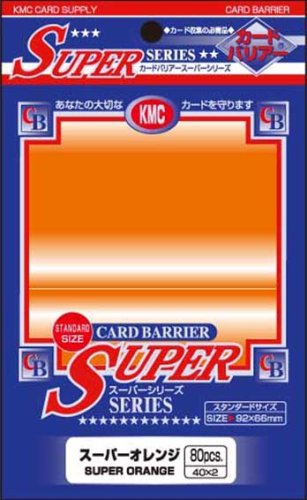 KMC Card Barrier Super Series Kartenhüllen Super Orange (80) von KMC