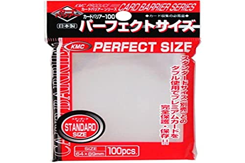 KMC FBA_4521086000273 Perfect Size Hüllen für Sammelkarten, 100 Stück von Akashiya