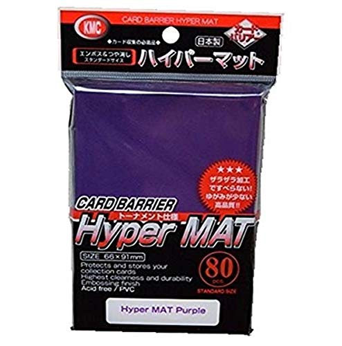 KMC KMC1638 - Hyper matt-lila Hüllen für Turnierspiele, 80 Stück von KMC