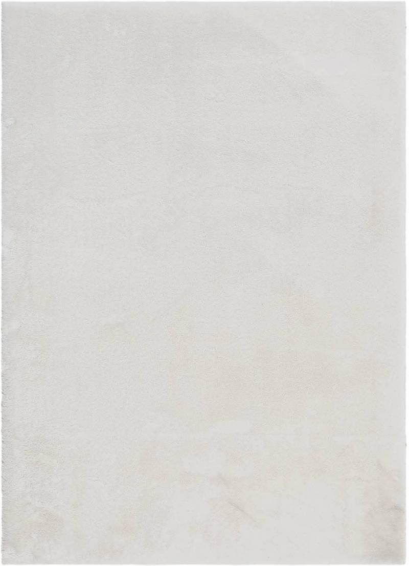 KM Carpets Cozy Teppich 133x190 cm, White von KMCarpets