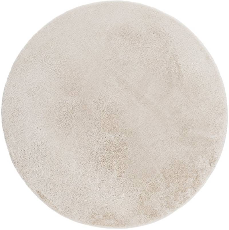 KMCarpets Dream Rund Teppich 80, Natur von KMCarpets