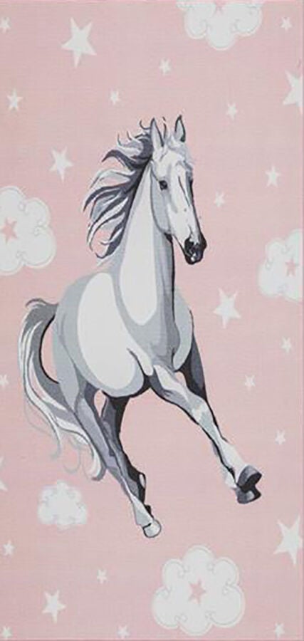 KMCarpets Horse Teppich 80x150 cm, Rosa KMCarpets Horse Teppich 80x150 cm, Rosa von KMCarpets