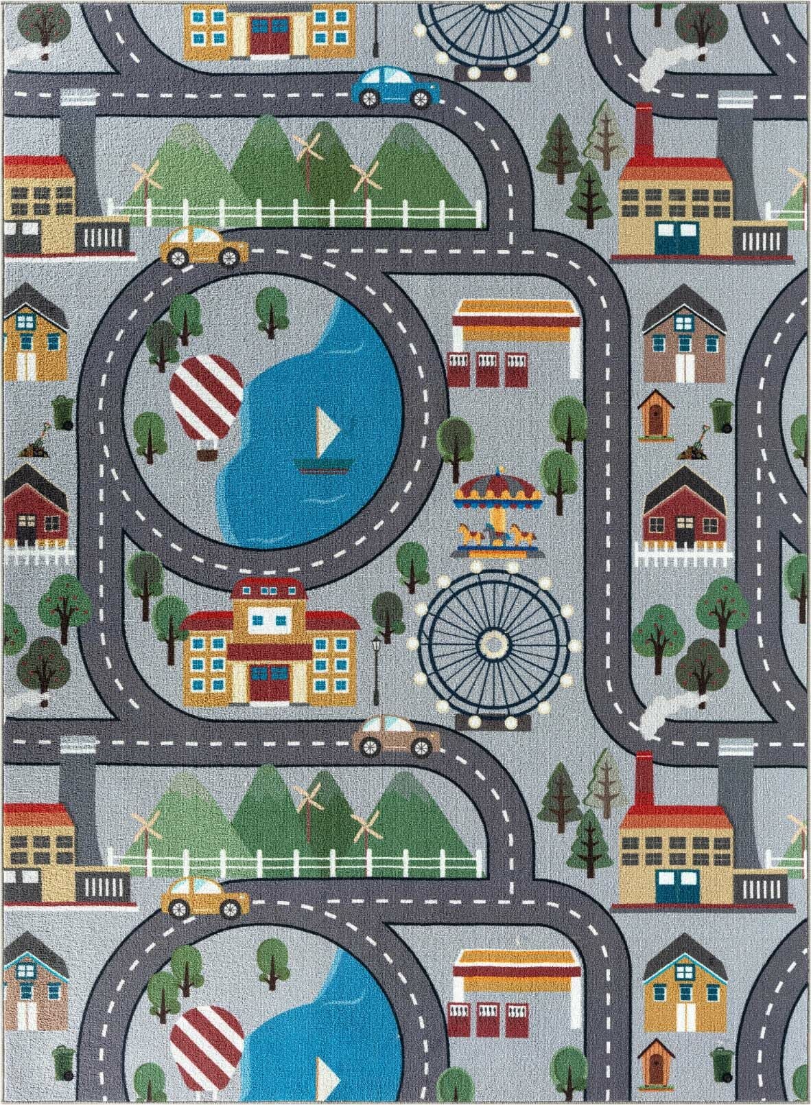 KMCarpets Straßenteppich 120x160 cm, Grau KMCarpets Straßenteppich 120x160 cm, Grau von KMCarpets