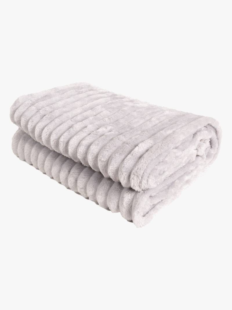 KMCarpets Stripe Decke 130x170, Silber KMCarpets Stripe Decke 130x170, Silber von KMCarpets
