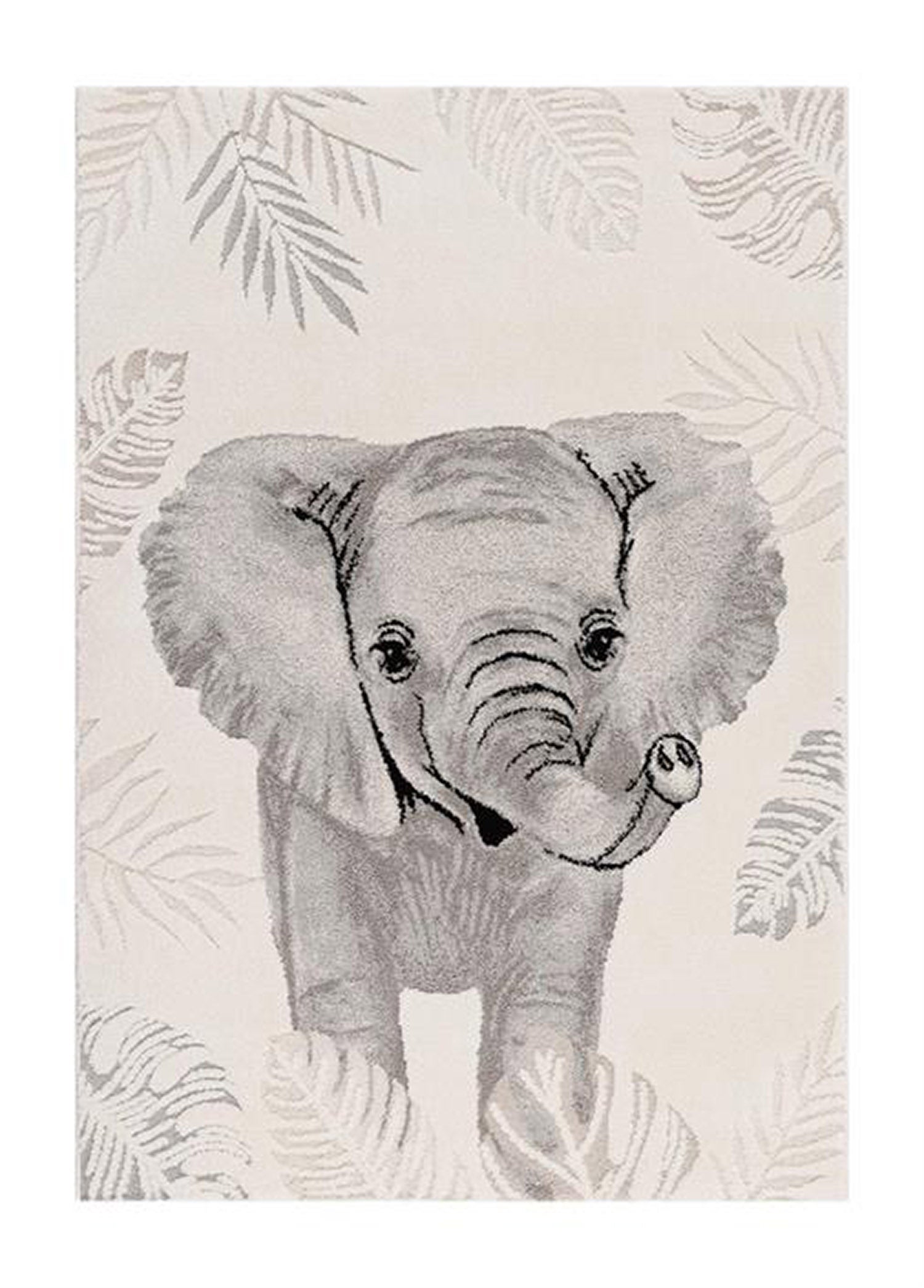 KMCarpets Teppich Elefant 80x150 cm, Creme KMCarpets Teppich Elefant 80x150 cm, Creme von KMCarpets