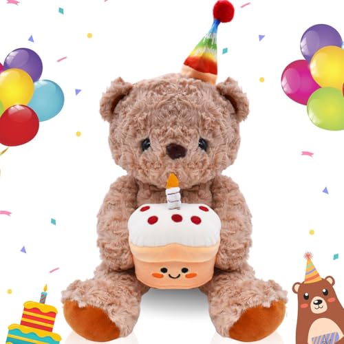 KMFASVX Teddy Plüschtier,Teddy mit Kuchen und Hat, Nette Plüsch Spielzeug Niedliche Kuscheltier Plüschbär für Mädchen Jungen Kinder Partei Weihnachten Geburtstag 43CM KMFASVX Teddy Plüschtier,Teddy mit Kuchen und Hat, Nette Plüsch Spielzeug Niedliche Kuscheltier Plüschbär für Mädchen Jungen Kinder Partei Weihnachten Geburtstag 43CM von KMFASVX