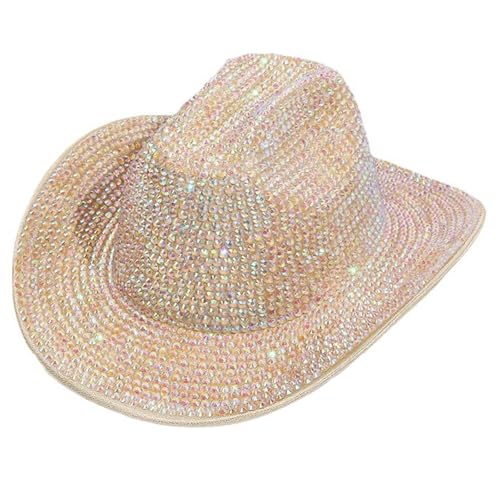 KMGDM Auffälliger Kristall Fedoras Braut Hut Panama Hut für Junggesellinnenabschied Fedoras für Club Bühnenshows KMGDM Auffälliger Kristall Fedoras Braut Hut Panama Hut für Junggesellinnenabschied Fedoras für Club Bühnenshows von KMGDM