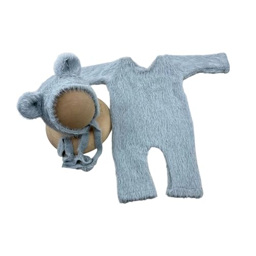 KMGDM Baby-Kostüm, Kleidung, Bärenform, Outfit und Mütze, Set, Fotokleidung, Fotografie-Requisiten für Jungen, Mädchen, 0-2 Monate KMGDM Baby-Kostüm, Kleidung, Bärenform, Outfit und Mütze, Set, Fotokleidung, Fotografie-Requisiten für Jungen, Mädchen, 0-2 Monate von KMGDM