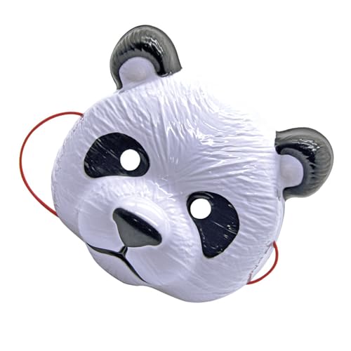 KMGDM Festival Panda Full Face für Halloween Weihnachten Partys Kostüm Zubehör Kinder Erwachsene Sicher Bequem PVC von KMGDM