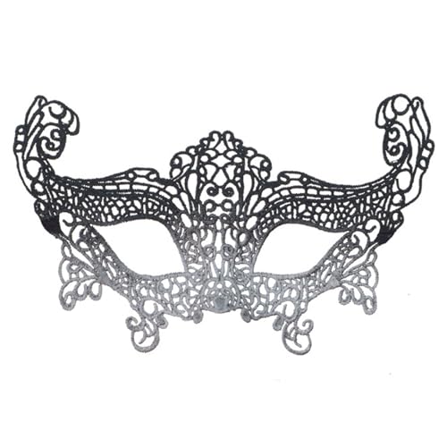 KMGDM Foxes Spitze halbes Gesicht, elegantes Party-Accessoire, bequemes, atmungsaktives Design für Halloween-Kostüm, Event KMGDM Foxes Spitze halbes Gesicht, elegantes Party-Accessoire, bequemes, atmungsaktives Design für Halloween-Kostüm, Event von KMGDM