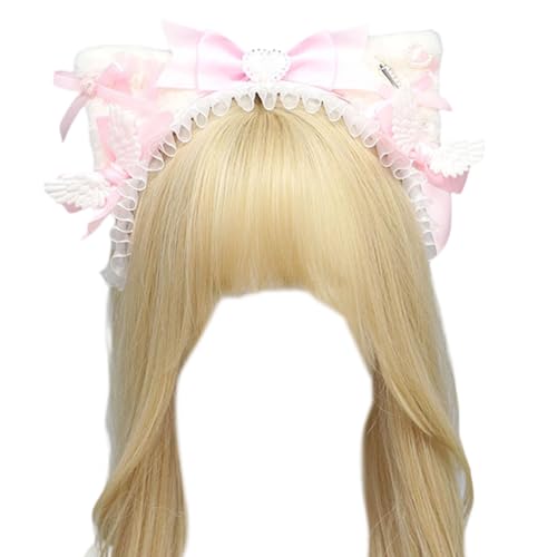 KMGDM Kätzchen-Stirnbänder, Cosplay, Schleifen, Flügel, Katzen, Ohren, Haarbänder, Kopfbedeckung, Make-up, Waschen, Gesicht, Haarbänder, Geburtstagsparty KMGDM Kätzchen-Stirnbänder, Cosplay, Schleifen, Flügel, Katzen, Ohren, Haarbänder, Kopfbedeckung, Make-up, Waschen, Gesicht, Haarbänder, Geburtstagsparty von KMGDM