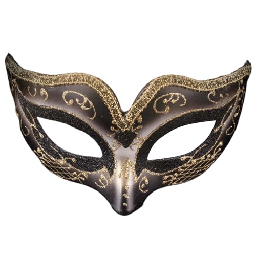 KMGDM Maskerade Halloween Augenmaske Cosplay Kostüm Halb Maskerade Kostüm Zubehör für Halloween Karneval Party von KMGDM