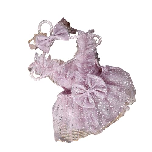 KMGDM Neugeborenen-Fotografie-Tüllkleid mit Schleife und Stern-Dekoren für 0–3 Monate, Baby-Kostüm für besondere Anlässe KMGDM Neugeborenen-Fotografie-Tüllkleid mit Schleife und Stern-Dekoren für 0–3 Monate, Baby-Kostüm für besondere Anlässe von KMGDM