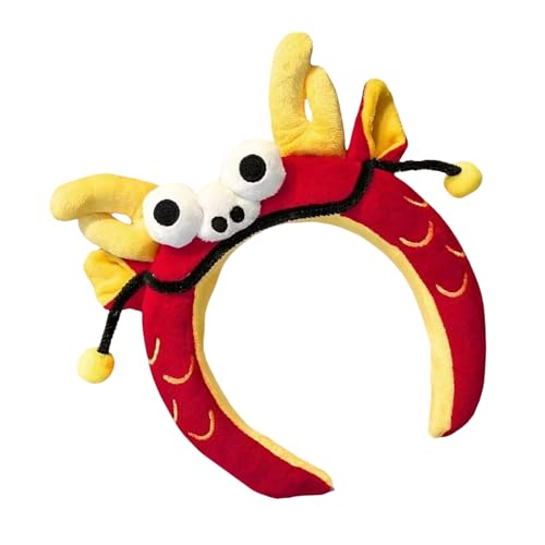 KMGDM Plüsch-Stirnband Gott des Reichtums für Festivalfeiern und chinesische Neujahrsfeiertage, Party, Cartoon-Gesichtswäsche, Haarband KMGDM Plüsch-Stirnband Gott des Reichtums für Festivalfeiern und chinesische Neujahrsfeiertage, Party, Cartoon-Gesichtswäsche, Haarband von KMGDM