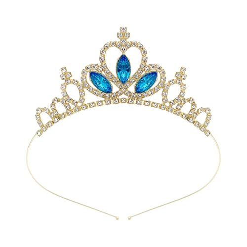 KMGDM Queen Crowns Blingbling Stirnband Herz Kopfbedeckung glitzernde Foto-Requisiten Halloween Party Kopfbedeckung Cosplay Zubehör von KMGDM