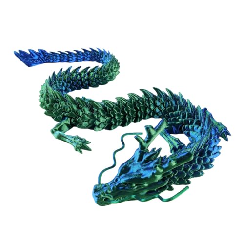 KMOCEPLY 3D-gedruckter Drache im Ei, 3D-gedrucktes bewegliches Drachenspielzeug, Kristall-Drachen-Ei, flexibel, realistisch hergestelltes Ornament, Spielzeug, flexible Gelenke, 3D-Drache, von KMOCEPLY
