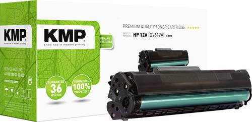 KMP Toner ersetzt HP 12A Kompatibel Schwarz 4000 Seiten H-T117 1114,5000 von KMP