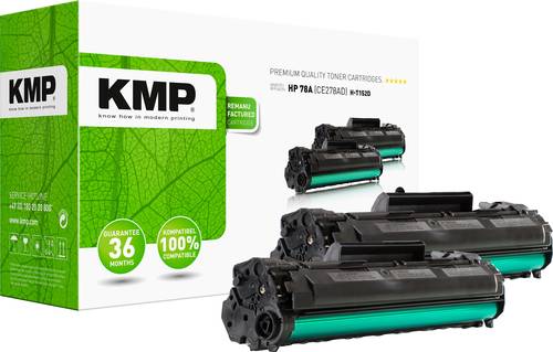 KMP Toner ersetzt HP HP 78A (CE278A) Kompatibel 2er-Pack Schwarz H-T152D 1230,0021 von KMP