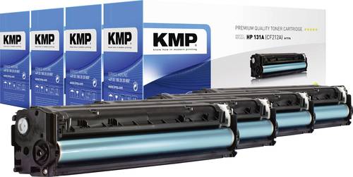 KMP Toner ersetzt HP 131A, 131X, CF210A, CF210X, CF211A, CF212A, CF213A Kompatibel Kombi-Pack Schwar von KMP