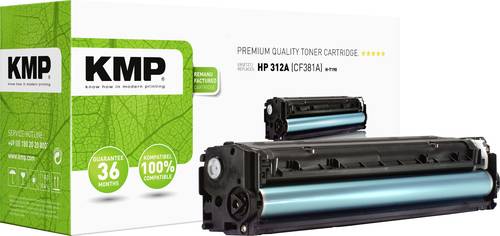 KMP H-T190 Tonerkassette ersetzt HP 312A, CF381A Cyan 2700 Seiten Kompatibel Toner von KMP