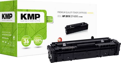 KMP Tonerkassette ersetzt HP 201X, CF400X Kompatibel Schwarz 2800 Seiten H-T215BX 2536,3000 von KMP