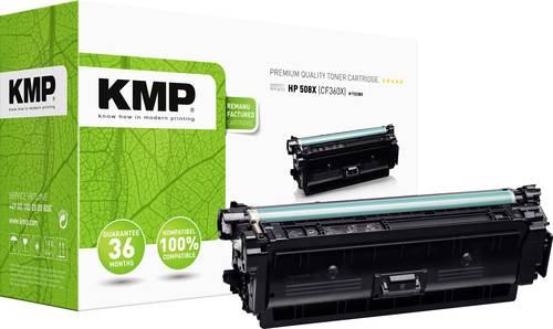 KMP H-T223BX Tonerkassette ersetzt HP 508X, CF360X Schwarz 12500 Seiten Kompatibel Toner von KMP