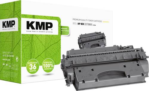 KMP H-T234 Tonerkassette ersetzt HP 80X, CF280X Schwarz 7300 Seiten Kompatibel Toner von KMP