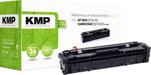 KMP H-T246CX Tonerkassette ersetzt HP HP 203X (CF541X) Cyan 2500 Seiten Kompatibel Toner von KMP