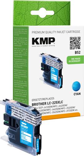 KMP Druckerpatrone ersetzt Brother LC-225XLC Kompatibel Cyan B52 1530,0003 von KMP