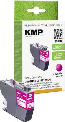 KMP Druckerpatrone ersetzt Brother LC-3219XLM Kompatibel Magenta B58MX 1538,4006 von KMP