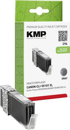 KMP Druckerpatrone ersetzt Canon CLI-551GY XL Kompatibel Grau C94 1519,0041 von KMP