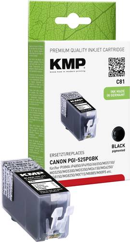 KMP Druckerpatrone ersetzt Canon PGI-525PGBK Kompatibel Schwarz C81 1513,0001 von KMP