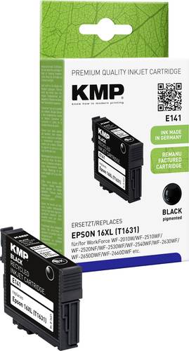 KMP Druckerpatrone ersetzt Epson 16XL, T1631 Kompatibel Schwarz E141 1621,4001 von KMP
