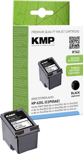 KMP Druckerpatrone ersetzt HP 62XL, C2P05AE Kompatibel Schwarz H162 1741,4001 von KMP