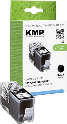 KMP Druckerpatrone ersetzt HP 920XL, CD975AE Kompatibel Schwarz H67 1717,0051 von KMP