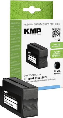 KMP Druckerpatrone ersetzt HP 950XL, CN045AE Kompatibel Schwarz H100 1722,4001 von KMP