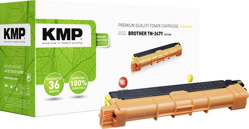 KMP Toner ersetzt Brother TN-247Y, TN247Y Kompatibel Gelb 2300 Seiten B-T112X von KMP