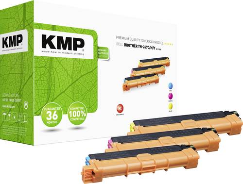 KMP Toner Kombi-Pack ersetzt Brother TN-247C, TN-247M, TN-247Y, TN247C, TN247M, TN247Y Kompatibel Cy von KMP