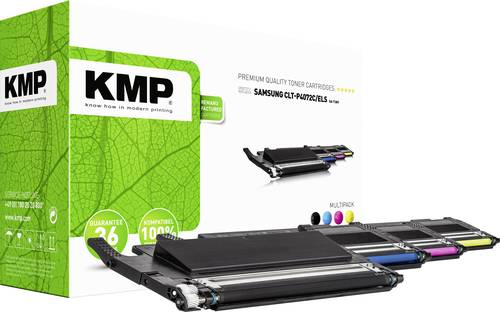 KMP Toner Kombi-Pack ersetzt Samsung CLT-P4072C, CLT-K4072S, CLT-C4072S, CLT-M4072S, CLT-Y4072S Komp von KMP