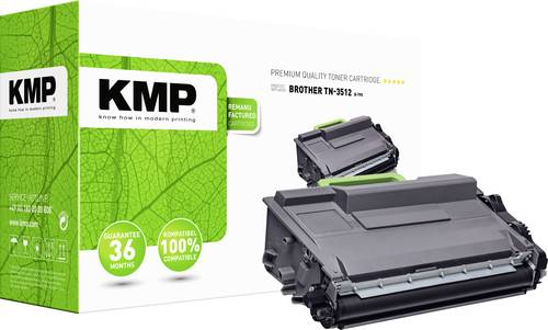 KMP Toner ersetzt Brother TN-3512, TN3512 Kompatibel Schwarz 12000 Seiten B-T95 von KMP