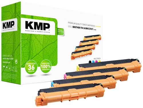 KMP Toner Kombi-Pack ersetzt Brother TN-243BK, TN-243C, TN-243M, TN-243Y, Mulitipack TN-243BKCMY Kom von KMP