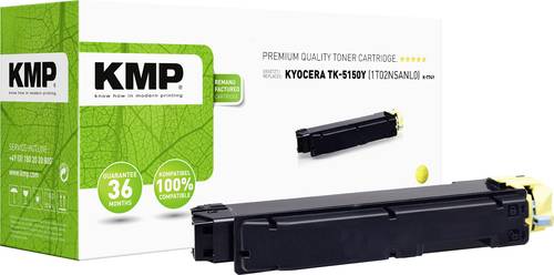 KMP Toner ersetzt Kyocera TK-5150Y Kompatibel Gelb 10000 Seiten K-T74Y von KMP
