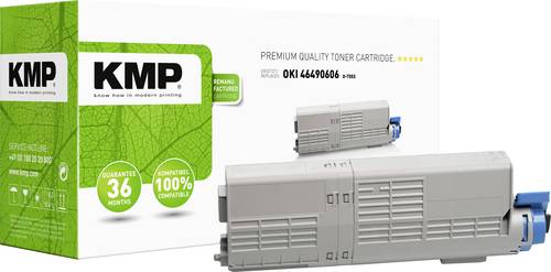 KMP Toner ersetzt OKI 46490606 Kompatibel Magenta 6000 Seiten O-T55X von KMP