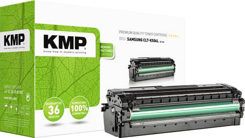 KMP Tonerkassette Kompatibel ersetzt Samsung CLT-K506L Toner Schwarz 6000 Seiten SA-T64 von KMP
